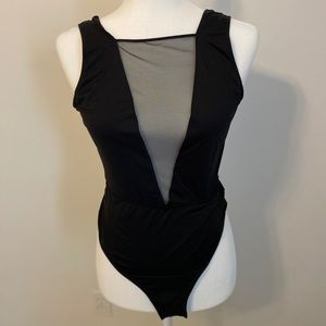 SOLD Victoria’s Secret Sheer V Neck Bodysuit